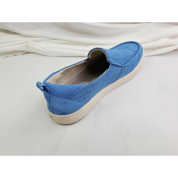 Baretraps Size 10M Mens Lincoln Blue Canvas Slip On Logo Comfort Fashion Loafers - Picture 12 of 12